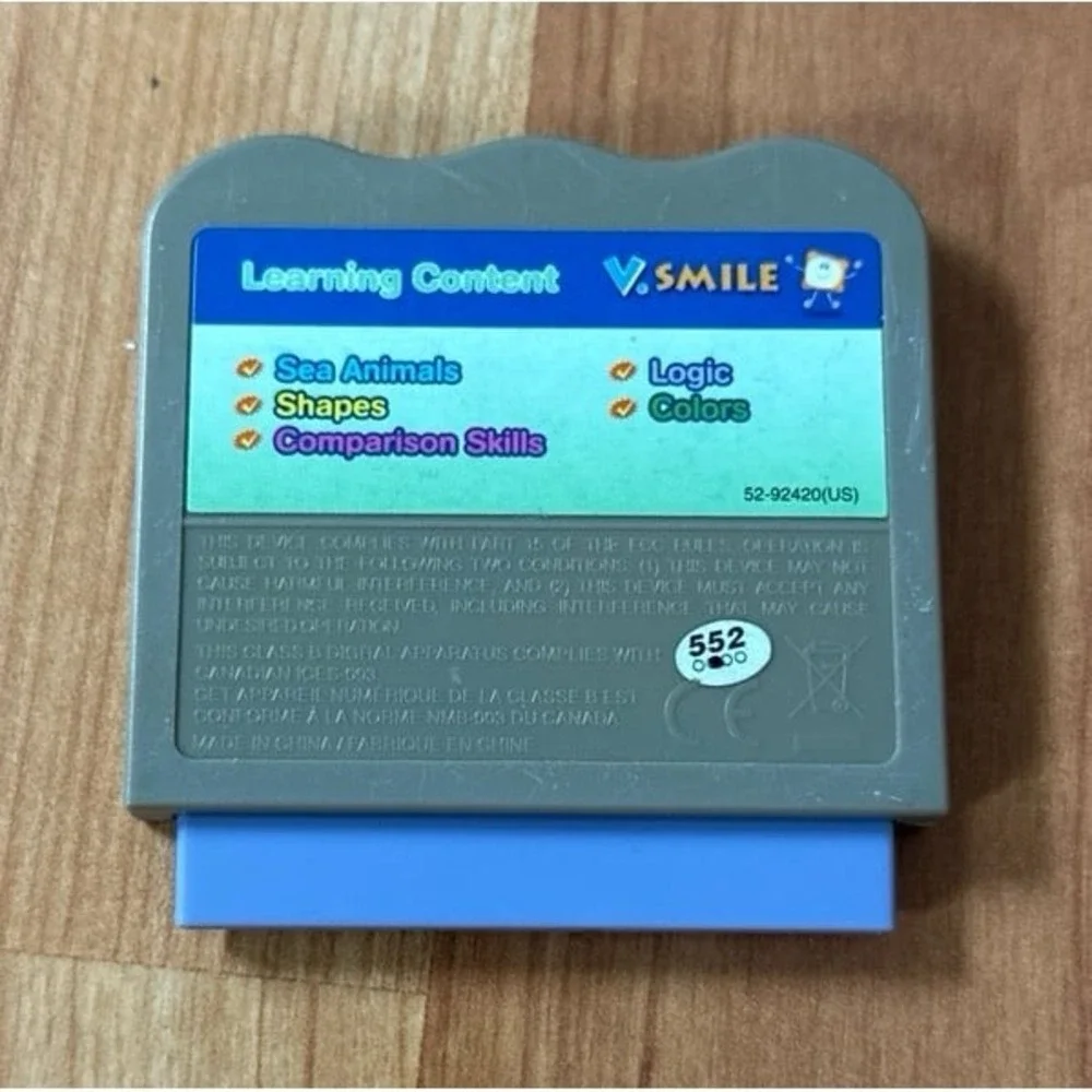 Vtech Vsmile Disney Finding Nemo Learning Video Game Cartridge‎ Shapes Colors